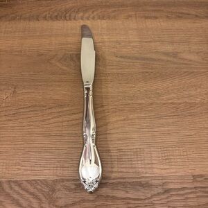 NEW 8 Oneida Community CHATELAINE Betty Crocker Dinner Knives Stainless Flatware